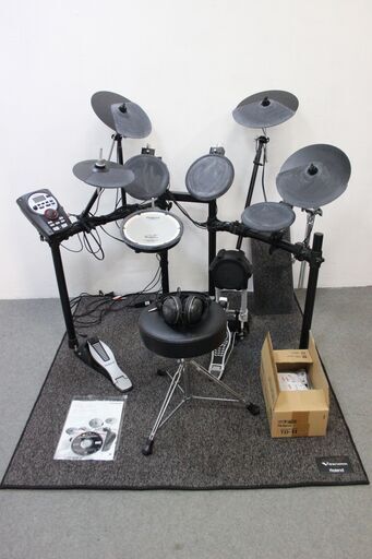 ◆2311〇6040）直取り直配のみ　ローランド　Roland 　電子ドラム　TD-11K-S　ドラムマット　TDM-10付き　埼玉県朝霞市