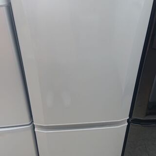 冷蔵庫 三菱 MR-P15A-S 146L 2017年製 MITSUBISHI 2ドア冷蔵庫（W120)