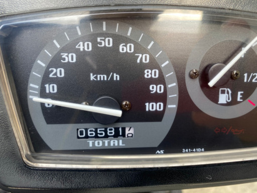 アドレスV100 CE13A 2スト タイヤ エアクリーナ プラグ新品 6500km 整備済