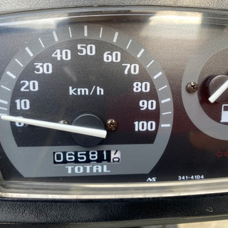 アドレスV100 CE13A 2スト タイヤ エアクリーナ プラグ新品 6500km 整備済
