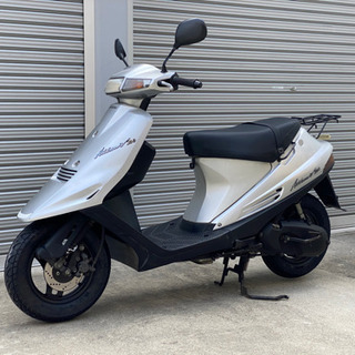 アドレスV100 CE13A 2スト タイヤ エアクリーナ プラグ新品 6500km 整備済