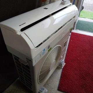 佐賀中古エアコン、シャープ2017年2.2KW136番税込み