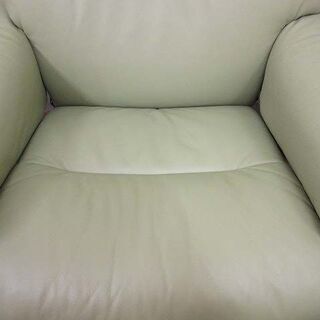 ss2331　エコーネス　ストレスレスチェア　オットマン付　グリーン　EKORNES　リクライニングチェア　サンライズS　レザー　牛革　パーソナルチェア　回転　緑　北欧　ノルウェー　椅子　イス