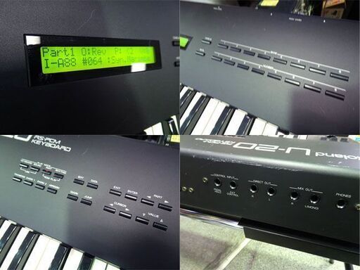 動作確認済☆Roland/ローランド☆PCMキーボード シンセサイザー 61鍵盤