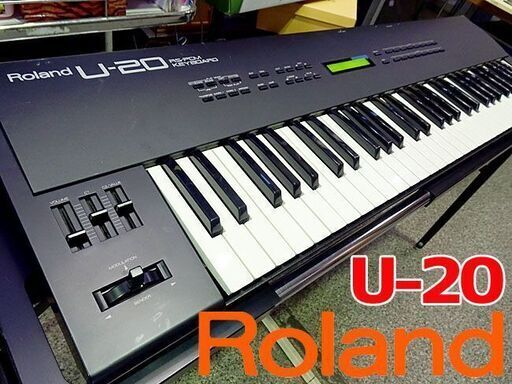 動作確認済☆Roland/ローランド☆PCMキーボード シンセサイザー 61鍵盤 ■U-20■