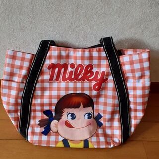 【ネット決済】新品未使用　ペコちゃん　不二家　バルーントートバッグ