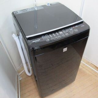 JAKN2252/洗濯機/5.5キロ/ステンレス槽/ブラック/黒...