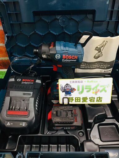 ボッシュ GDR18V-EC インパクトドライバー【リライズ野田愛宕店】【店頭取引限定】【中古】※本体に油性ペンで文字が書かれています。【管理番号：ITWBQVNRS1NU】