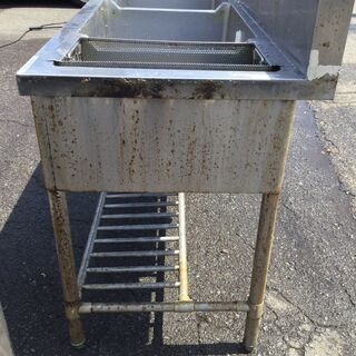 ステンレス 3槽シンク台 業務用 本体(H95cm 80cm W200cm D60cm) 厨房