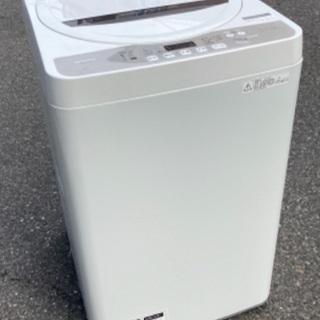 【RKGSE-526】特価！シャープ/SHARP/4.5kg/全自動洗濯機/ES-GE4B-C/中古/2018年製/当社より近隣地域無料配達 RKGSE-526】特価！シャープ/SHARP/4.5kg/全自動洗濯機/ES-GE4B-C/中古/2018