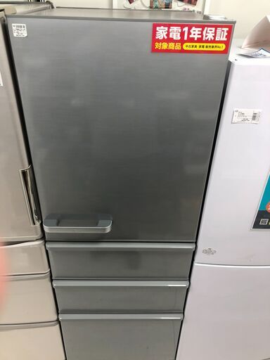 1年間動作保証付　4ドア冷蔵庫 AQUA  AQR-36G2　2019年製 【トレファク南柏】