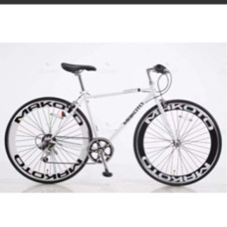 クロスバイク 自転車 ホワイト