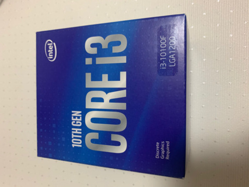 PCパーツ CPU Intel Core i3-10100F