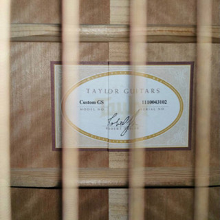 Taylor GS custom 一本物オーダー品　大変希少なギター