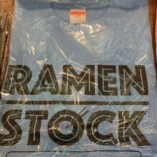 【ネット決済】RAMEN STOCK Tシャツ　ブルー　Sサイズ...