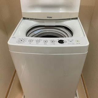 一人暮らし用洗濯機 4.5kg Haier 使用期間が短い美品です。