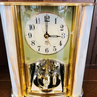 ［未使用］リズム時計工業 クイーンエリザベス2 置き時計