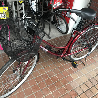 461、ママチャリ26インチ(ワイン) w2-worldbuffet.co.uk