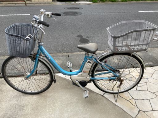 ヤマハ パス電動アシスト自転車 オートライト バッテリー2つ