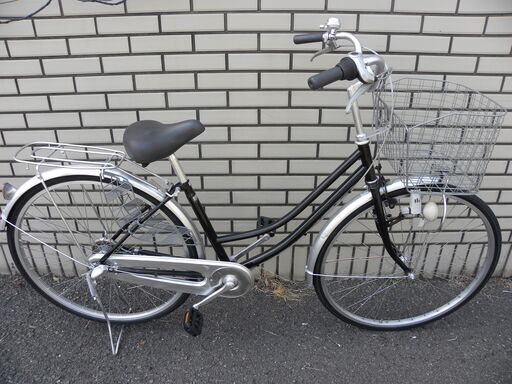 【シティサイクル】ママチャリ　27インチ　黒・シルバー