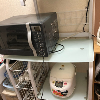 美品　レンジ台　値下げしました