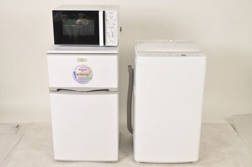 P-Ba036  中古家電セット 冷蔵庫 洗濯機 電子レンジ 3点セット