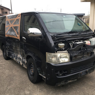 残セカンドシートのみ、廃ハイエース、石川県津幡、引取限定