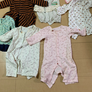 ベビー服　80サイズ　6着　+ビブ２枚