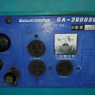 発電機　Denyo GA -2600SSM　9488HR　稼働確認済み