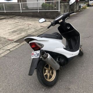 お取引頂きました。愛知県公安委員会許可業者(オートバイ商)☆GARAGE-ECO千音寺☆ライブディオZX後期白 4-775名古屋市中川区より!! - 名古屋市
