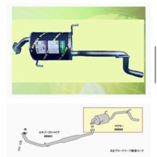 値下げしました。テリオスキッド　マフラー
