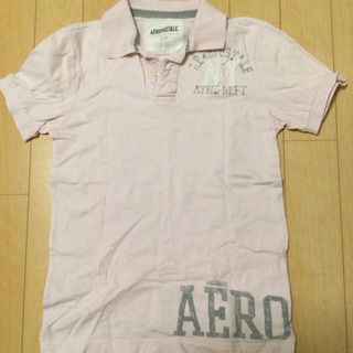値下げ【アメカジ】AEROPOSTALE/ポロシャツ/ピンク