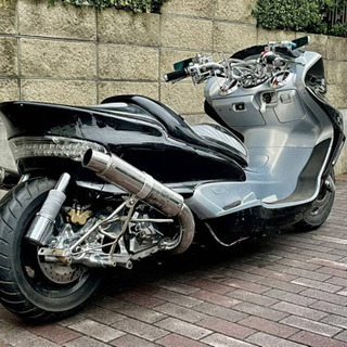 ロンホイカスタム‼︎【YAMAHA マジェスティ】ツートンカラー