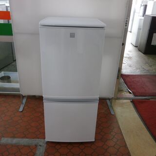 SHARP シャープ SJ-14E4-KW 2017年製 137L 冷蔵庫