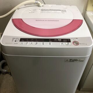 シャープ　★全自動洗濯機　 ES-GE60PｰP 2015年製 ...
