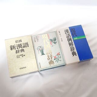 【ネット決済・配送可】CB557 本 新漢語 現代漢語 辞典 3...