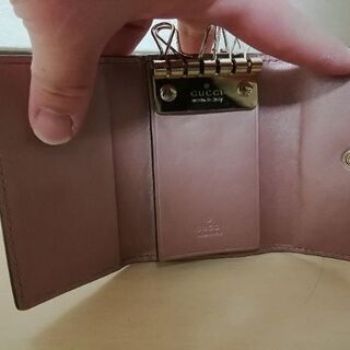 グッチ キーケース リボン ピンク GUCCI かわいい