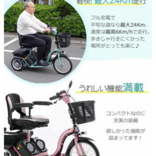 シニアカー(スマートパル電動三輪シニアカー)