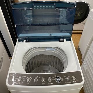 美品【 Haier 】ハイアール 洗濯5.5㎏ 全自動洗濯機 しっかり洗浄 
