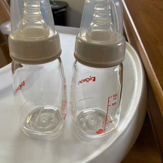ガラス哺乳瓶120×2本