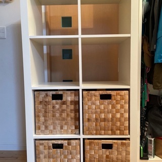 【ネット決済】※今月末まで　IKEA　カラックス　収納box付き...