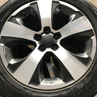 スバルXVタイヤ純正アルミホイール