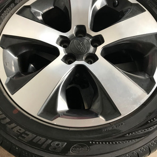 スバルXVタイヤ純正アルミホイール