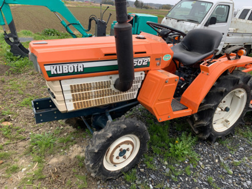 クボタトラクター4WD 15馬力ロータリー爪は一部交換されてますが一部交換が必要ですカード払い