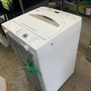 極美品 2020年式 SHARP 全自動洗濯機 ES-GE4D 4,5kg 時短コース 縦型