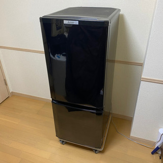 ★三菱　冷蔵庫　146L MR-P15Z-B サファイアブラック　2016年　美品　ノンフロン　右開き