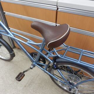 ▶美品 自転車 20インチ自転車 シティサイクル 鍵付き 6段変速 チャリ 通勤 通学 LOISIR ロワジール 札幌 西野店