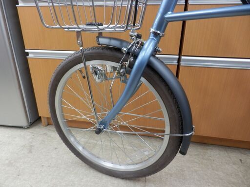 ▷美品 自転車 20インチ自転車 シティサイクル 鍵付き 6段変速 チャリ