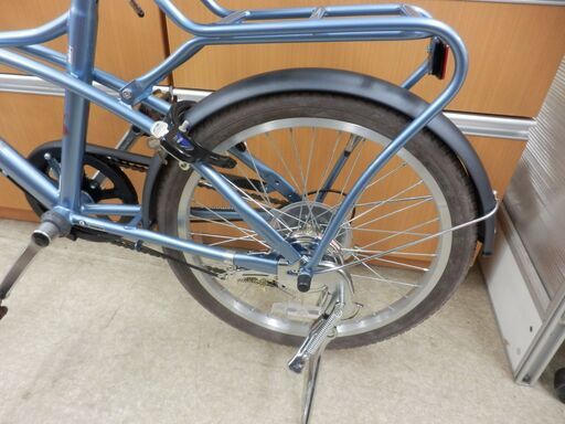 ▷美品 自転車 20インチ自転車 シティサイクル 鍵付き 6段変速 チャリ