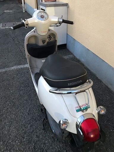 値下げ ジョルノAF70 クリームホワイト 実動 20476Km外装7割新品交換